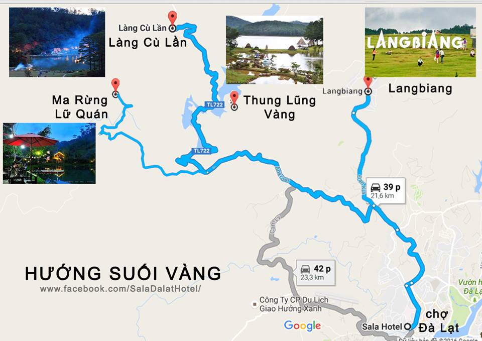 Bản đồ du lịch Đà Lạt Lâm Đồng Online 2023 mới nhất - Dalat Maps
