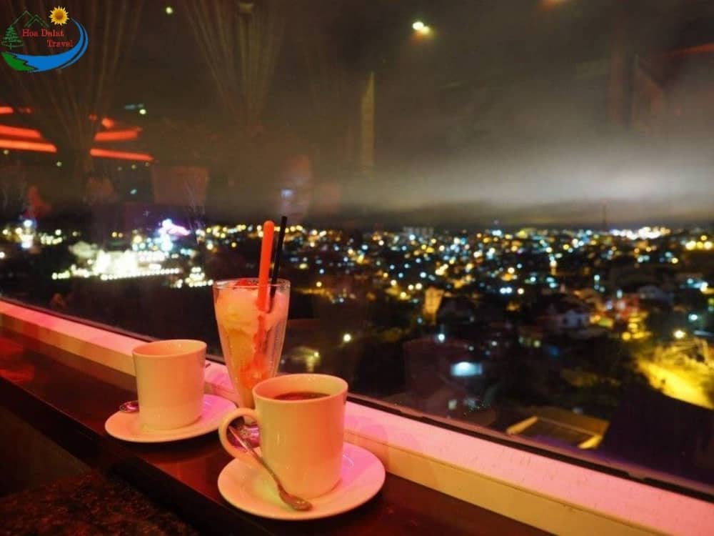 View cà phê Dalat Nights