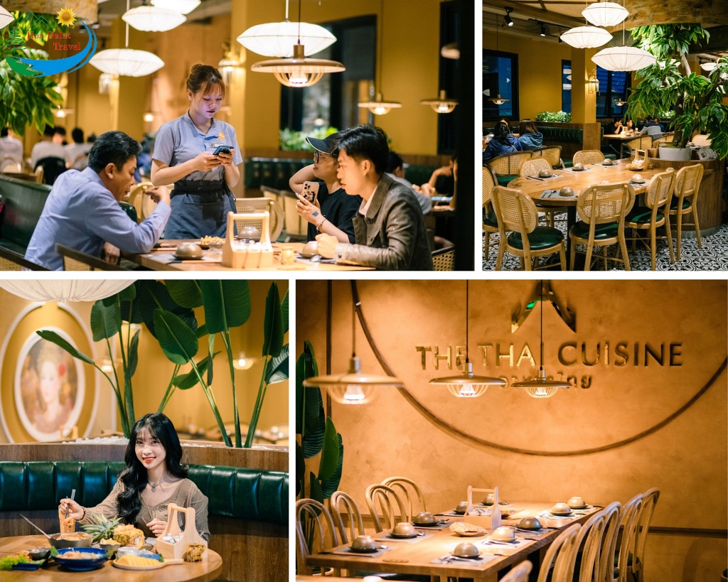 Không gian ấm cúng và đẹp mắt tại The Thai Cuisine Đà Lạt 