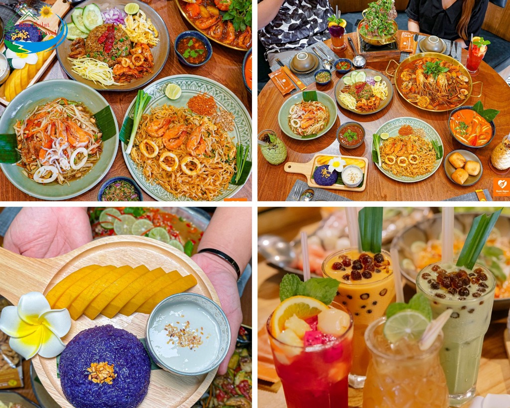 Menu The Thai Cuisine với hơn 100 món ăn