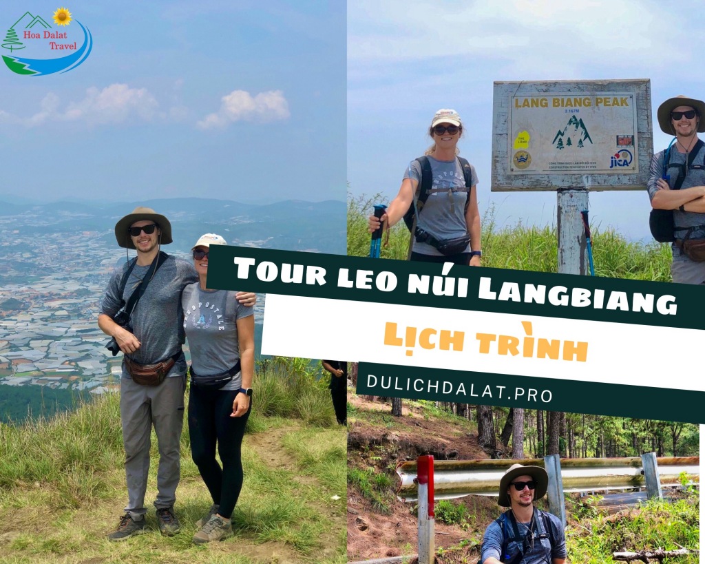 Lịch trình Tour leo núi Langbiang - Hoa Dalat Travel