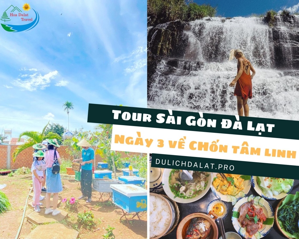 Ngày 3 tour Sài Gòn Đà Lạt 3N2Đ