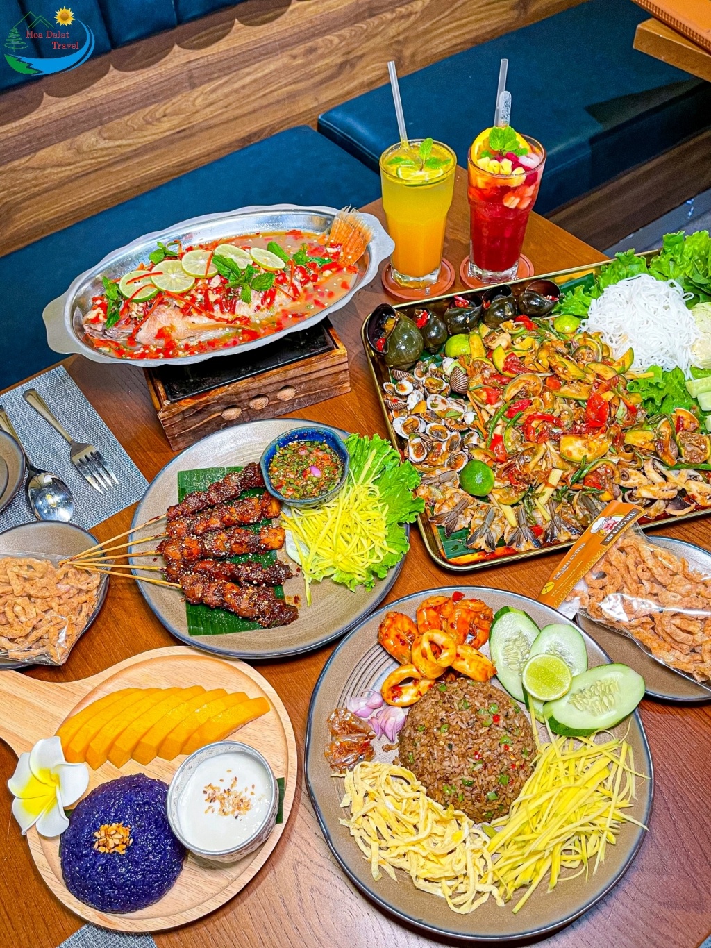 Thịt nướng nữ hoàng và vô số những món ăn đa dạng của thực đơn tại The Thai Cuisine