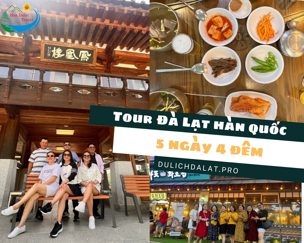 Tour Đà Lạt Hàn Quốc 5 ngày 4 đêm giá hấp dẫn