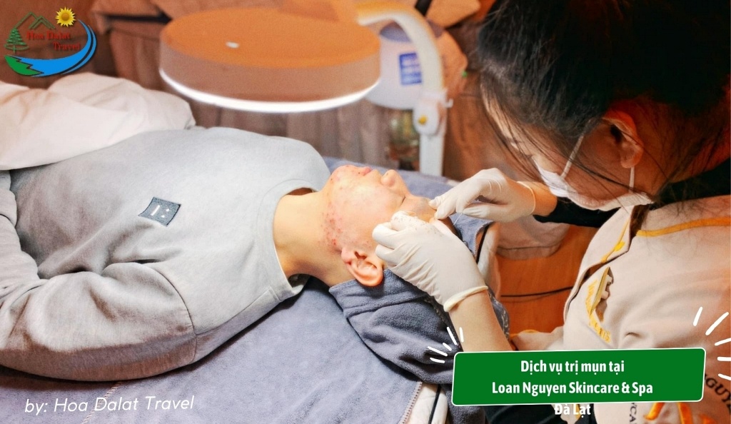Spa Loan Nguyen này nổi tiếng với việc điều trị mụn chuyên sâu