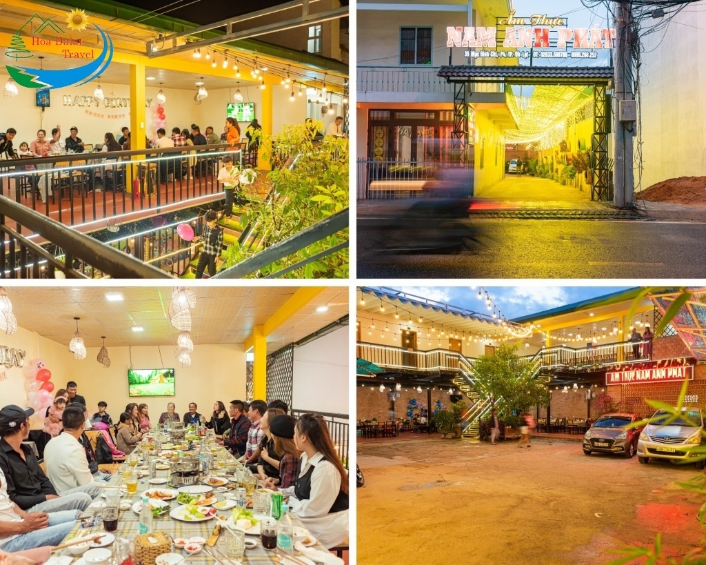 Quán lẩu Nam Anh Phát - ẩm thực Tây Nguyên có không gian siêu rộng, chỗ đậu xe an ninh